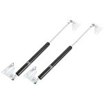 X AUTOHAUX 2Pcs 15 Inch 300N/67LB Black Lift Supports Struts Gas Spring for Car