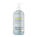 ATTITUDE 2in1 Shampoo and Body Wash for Baby with Sensitive Skin with Oat, EWG Verified, Dermatologically Tested, Vegan, Unscented, 473 mL