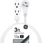 GE 3-Outlet Flat Extension Cord 3 F