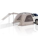 IDOOGEN SUV Tents for Camping, Waterproof Tailgate Tent with Shade Awning Portable Car Side Tents with 3 Doors & 2 Mesh Windows Hatchback Tent for SUV MPV Van,Middle(67')