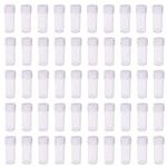 5ml Plastic Test Tubes Small Bottle Vial Storage Vial Storage Container for Lab -50pcs