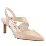 Calvin Klein Women's Larin Pump, Natural Leather, 7.5