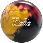 Brunswick T Zone Bowling Ball (Scarlet/Gold/Black, 8lbs)