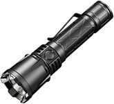 klarus XT21X PRO 4400 Lumens Rechargeable Torch, 336Metres Beam Distance Powerful Tactical Torch, IPX8 Waterproof Flashlight, 5000mAh Battery Torch for Law Enforcement, Outdoor Activities