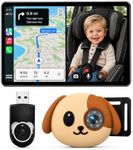 Cabin Care 1080P Baby Car Camera with Wireless CarPlay/Android Auto Adapter