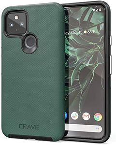 Crave Pixel 5 Case, Dual Guard Protection Series Case for Google Pixel 5 - Forest Green