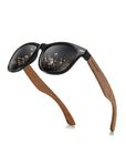 GREENTREEN Wooden Sunglasses for Women and Men, Polarized Lens, UV400 Protection, Handmade Wood glasses, Retro Style