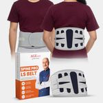 AGEasy (Max Group Spine Pro Belt for Lower Back Pain Relief, Sciatica, Muscle Strains & Spinal Recovery | Adjustable Lumbar Support Belt for Men & Women | Improves Posture, Reduces Discomfort (M)