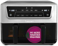 Cuisinart XXL10.4L Air Fryer with 2 x 5.2L Drawers |PFAS Free|Chemical-free cooking | Air Fry, Roast, Grill, Bake, Dehydrate, Max Crisp, Keep Warm | Dual Zones - cook 8+ portions|Dishwasher Safe