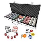 Casino Poker Chips Set, 500PCS 11.5