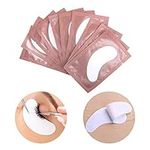 Arison Lashes Eye Gel Pads 50 Pairs Eyelash Extension Under Eye Gel Patches Lint Free Eye Patches with Smooth Front Side and Collagen Back Side Eye Pads for Individual Eyelash Extension (Pink)