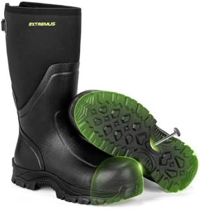 Extremus by KastKing RhinoToe Rubber Work Boots for Men, Size 12