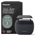 Panasonic ARC5 Palm-Sized Electric Shaver, Handheld Luxury Compact Razor with 5-Blade Cutting System and USB-C Charging, Wet/Dry - ES-PV3A-K