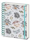 FRIENDS Notebook A5 Spirals - (Marl)