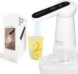 Scienbeauty Water Dispenser Pump for 5 Gallon Bottle Lighted Gallon Water Jug Dispenser with 4 Pre-Set Capacities,Touch Screen,USB Charging Electric Bottle Pump for Gallon Bottles for Home Camping