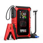 GOOLOO A5 Jump Starter with Air Compressor, 4000A Portable Car Battery Booster with 160PSI Auto-Shutoff Tire Inflator, 12V Supersafe Lithium Jump Box Car Battery Jumper Starter