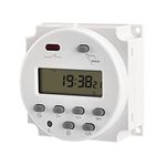 Heschen Digital LCD Power Weekly Programmable Timer Relay Switch CN101A DC 12V 16 Amp SPST