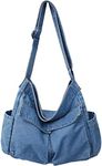 Canvas Messenger Bag Large Hobo Cro