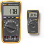 Fluke 17B+ Digital Multimeter with 101 Pocket Digital Multimeter Combo, Battery Powered