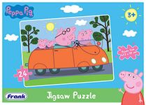 Frank Peppa Pig Jigsaw Puzzle (24 Pieces) for Kids 3 Years & Above – Fun & Challenging Brain Booster Game Designed for Enhanced Focus and Memory Skills – 60403