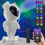 Flix Astronaut Projector with Bluetooth Speaker, Mobile Phone Control & Timer,Nebula Star Space Buddy Projector Light for Kids Family Friends Gift,Bedroom Gaming Room Decor (Corded Electric)