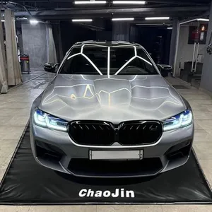 ChaoJin Auto Floor Mats for SUV/Truck, Containment Garage Car Mat for Snow, Mud, Rain(8ft 6in x 20ft), Black