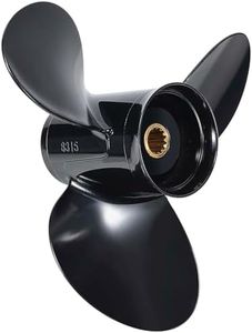 JSPROP OEM Upgrade 12 1/4x15 Aluminum Boat Propeller Fit BRP Johnson Evinrude OMC Stern Drive 40-50 HP,OEM 778774,13 Spline Tooth, RH