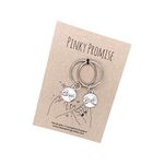 Pinky Promise Double Keyring, Matching Friendship Keyrings, Keyrings For Couples