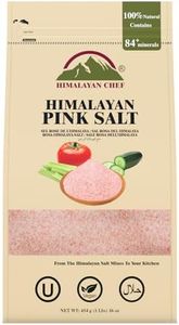 Himalayan Chef Pink Himalayan Salt, Fine Grain - 1 lbs (1 Pound Bag)