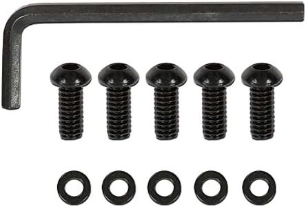 G-PLUS Stainless Allen Screw Bolt kit Compatible with 1999-2019 Harley Derby Cover Wrench 10pcs Black