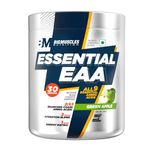 Bigmuscles Nutrition Essential EAA [30 Servings, Green Apple] | All 9 Essential Amino Acids with Electrolyte & Energy Matrix [180g]