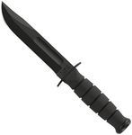 KA-BAR Boys Short Plain Edge Kydex KA1258-BRK, Black, Short