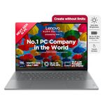 Lenovo Yoga Slim 7 Aura Edition, Intel Core Ultra 7 258V, 32GB RAM, 1TB SSD, 15"/38.86cm, Windows 11, MS Office Home 2024, Grey, 1.53Kg, 83HM004NIN, Copilot+ PC AI Powered Laptop