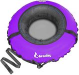 Bradley Snow Tube with 48" Cover | Sledding Tubes | Inflatable Snow Sled | Heavy Duty Snow Tube (Bright Green)