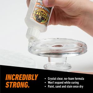 Gorilla Glue Crystal Clear Adhesive, 50ml – Strong Multi-Purpose