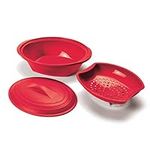 Norpro, Red Silicone Steamer with I