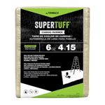 Trimaco SuperTuff 6 oz thick Utility Weight Canvas Drop Cloth, 4-feet x 15-feet