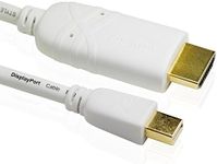 Cablesson Mini DisplayPort to HDMI Cable 2m for Apple iMac MacBook Pro Air LCD TV (VIDEO Adapter lead for Apple iMac- Unibody MacBook - Pro - Air & PC with Mini DP etc.) Full HD 1080p 24k Gold Plated