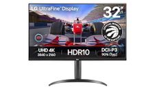 LG 32UR550K 32" UHD 4K Monitor, 3840x2160, HDR 10, DCI-P3 90%, Stereo Speaker 10W, 60Hz, 4ms, HDMI 2.0, DisplayPort, Headphone Out, Stand Pivot, Black