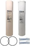 Home Master Replacement Filter Set CsetBB2SmgC Whole House Sediment & Carbon, 2 orings & Grease Pieces