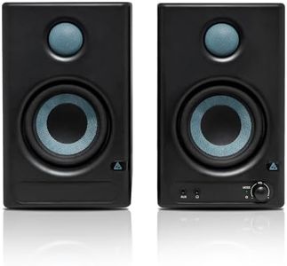 Audio Array AM-S1 BT v5.3 |Professional 4" Studio Monitors Speaker Pair| 60W Class D Amplification,Woven Composite Woofer,1" Silk-Dome Tweeter,EQ Controls|Music/Monitor Mode, Aux, HDMI, USBC, TRS, RCA
