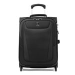 Travelpro Maxlite 5 Softside Expandable Upright 2 Wheel Suitcase, Lightweight Suitcase, Men and Women, Black, Carry On 51x39x20 cm