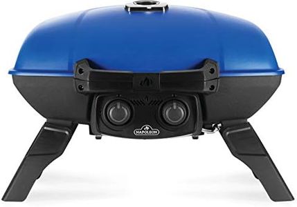 Napoleon - TravelQ 285 Portable Propane Gas Grill, Blue - 2 Burners, For Tailgating, Camping, And Small Outdoor Spaces