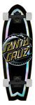 Santa Cruzer Factory Complete Skateboard Holo Wave Dot Cruzer Shark Multi 8.8"