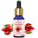 Homeda Organic Rosehip Seed Oil for Face (15 ml), 100% Pure Cold Pressed Rose hip oil Facial Oil, Aromatherapy