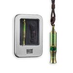 WeKnife Emergency Whistle Survival Loud, Titanium Outdoor Safety Whistle Survival Shrill Loud Blast With Paracord for Kayak, Life Vest, Jacket, Boating, Fishing,Camping, Hiking, Hunting, Coyote A-05CP