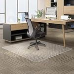 Large Office Carpet Chair Mat, 45” 