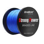 Dingbear 109Yd/100m 135LB/0.60mm Dark Blue Super Strong Pull Generic Braided Fishing Line Kite Line Woven Network Cable Cast Super Strength Fishing Line