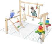 Small Bird Playground for Top of Cage Tree Bird Stands for Parrots Bird Play Ground Outside Bird Cage Toys Outside Bird Cage Accessories Top Bird Cage Perch Parakeet Perch for Bird Cage