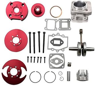 GOOFIT 44mm Big Bore 53cc 54cc Top End Kit for 2 Stroke 47cc 49cc Engine Mini Quad Pocket Bike